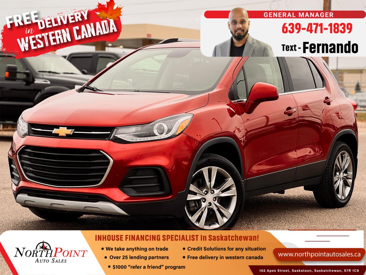 Used 2019 Chevrolet Trax LT for sale in Saskatoon, SK