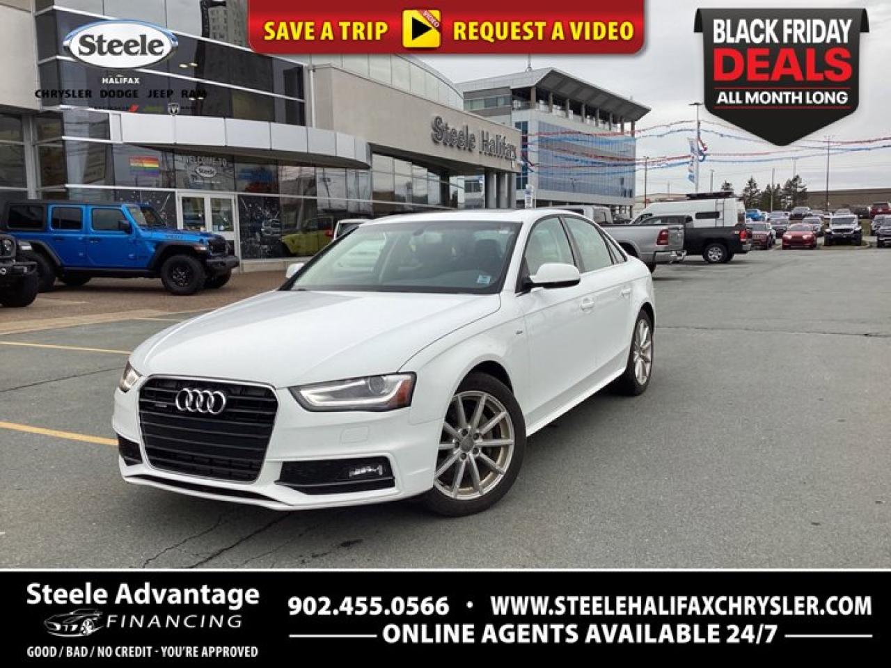 Used 2016 Audi A4 Progressiv plus - LOW KM, AWD, SUNROOF, HEATED MEMORY LEATHER SEATS, BACK UP CAM, POWER EQUIPMENT for sale in Halifax, NS