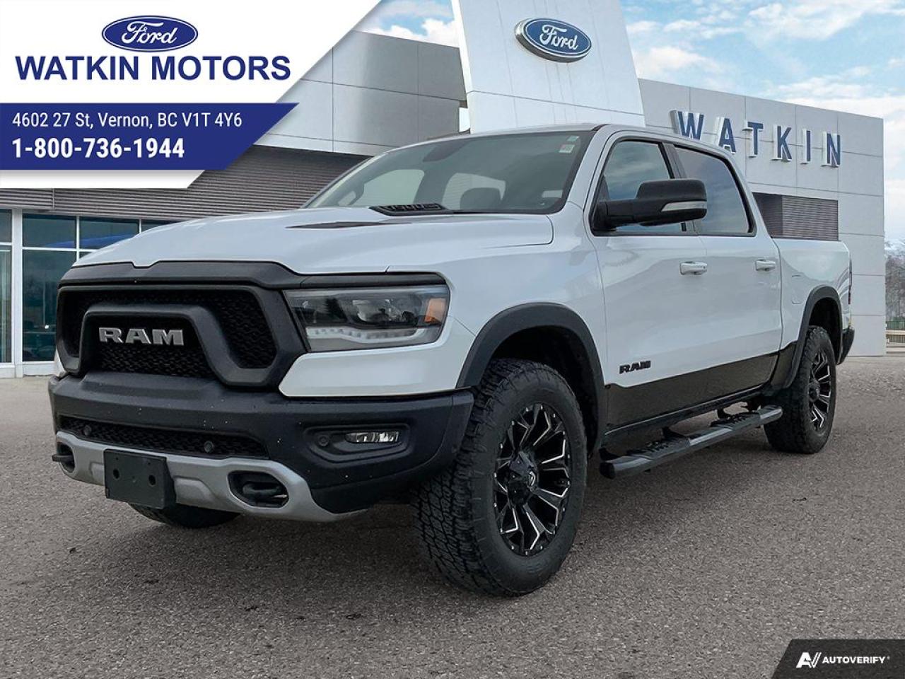 Used 2019 RAM 1500 Ram CREWCAB 4X4 REBEL for sale in Vernon, BC