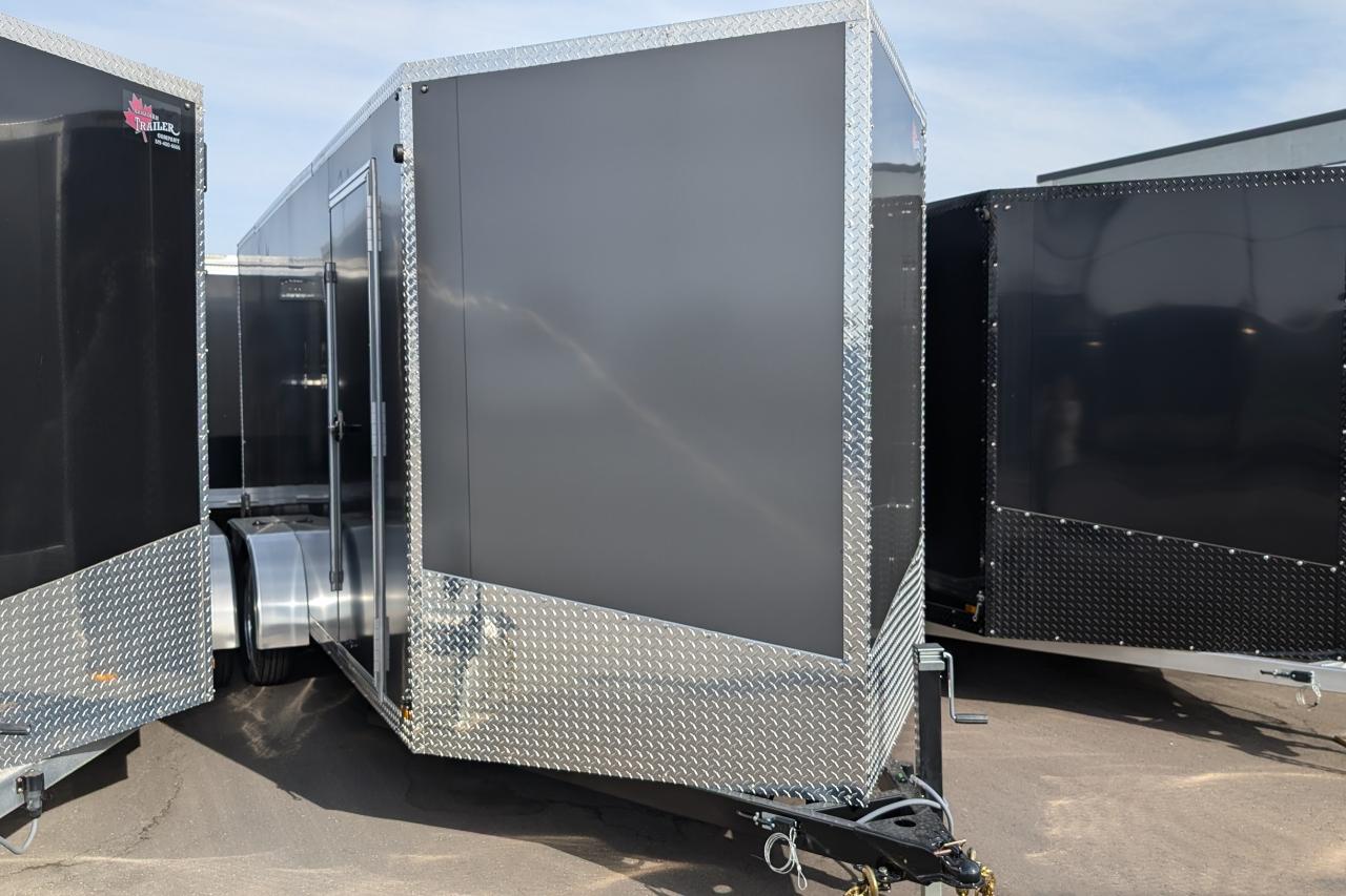 New 2024 Canadian Trailer Company 7x16 V-Nose Cargo Trailer Steel Tandem Axle for sale in Guelph, ON