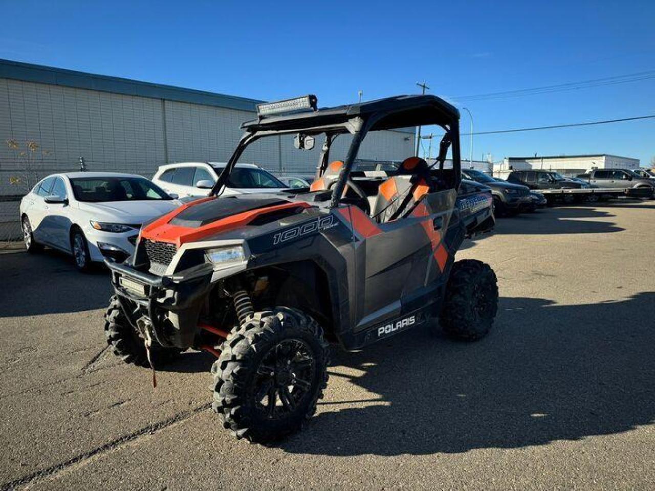 <p>The <strong>2018 Polaris General 1000</strong> is a versatile and powerful side-by-side, designed for both adventure and utility. Equipped with a <strong>999cc ProStar engine</strong>, it delivers strong acceleration and plenty of torque, perfect for tackling tough trails or handling heavy-duty work tasks. With its <strong>4WD capability</strong> and premium suspension system, the General 1000 offers excellent control and smooth handling, even over rough terrain. The spacious cabin comfortably seats two, and the rear cargo bed is ideal for hauling gear, tools, or supplies, making it suitable for both work and play.</p><p>We offer <strong>flexible financing options</strong> to make owning the <strong>2018 Polaris General 1000</strong> affordable, and with <strong>free delivery Canada-wide</strong>, your purchase is convenient and hassle-free. Whether you’re looking for a reliable workhorse or a recreational off-road vehicle, the <strong>Polaris General 1000</strong> is built to deliver performance, durability, and comfort in any situation.</p>