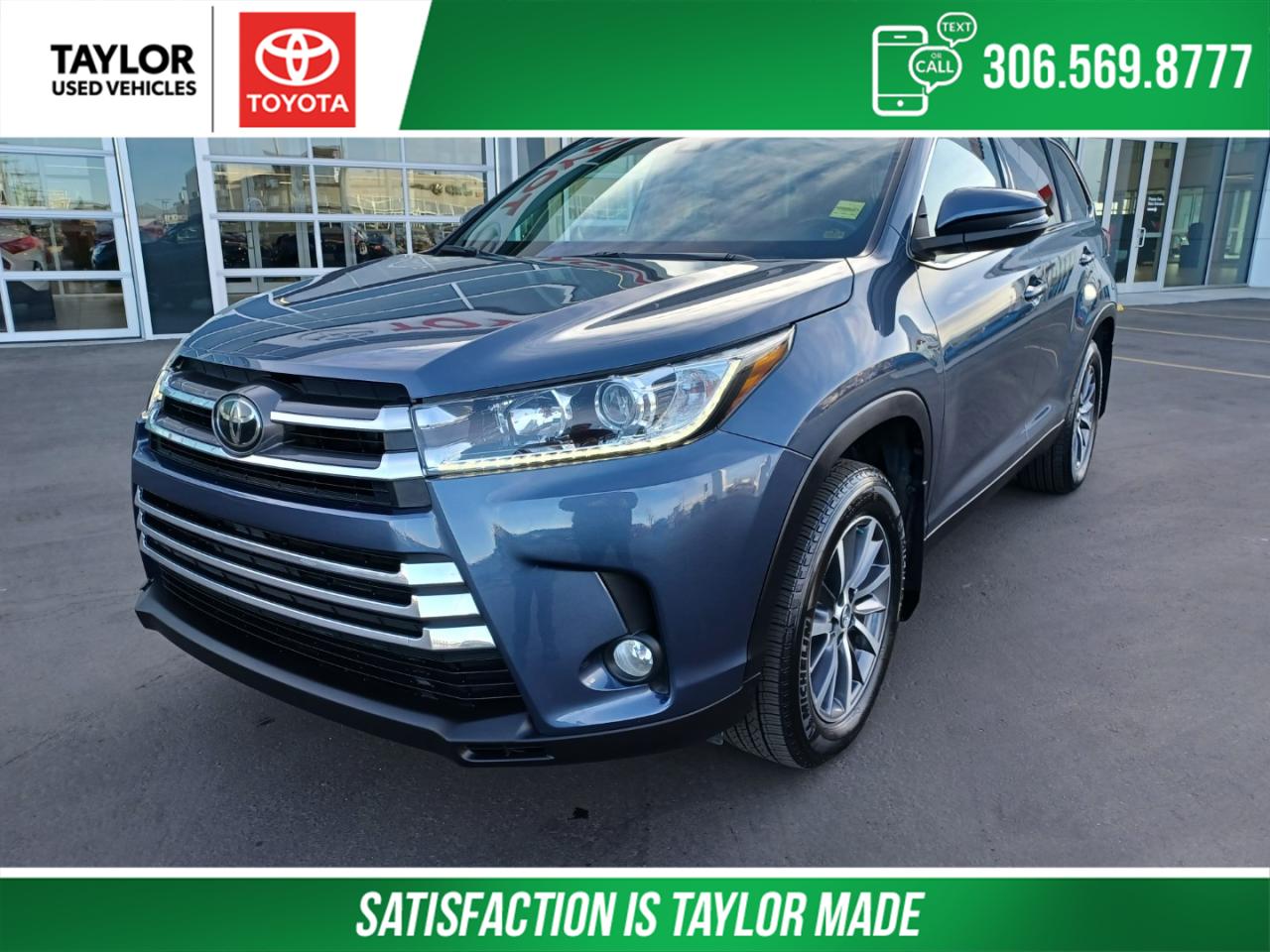 AWD.<br><br><br>3.5L 6-Cylinder 8-Speed Automatic AWD<br><br><br>Reviews:<br>  * On most aspects of bad-weather confidence, a commanding driving position, comfort, flexibility, and space to spare, the Highlander seems to have impressed owners. Many appreciate the upscale feature content, and the automatic high-beams, and JBL stereo are commonly listed as feature favourites. Many say the standard V6 driveline offers up an ideal blend of performance punch and fuel efficiency. Source: autoTRADER.ca