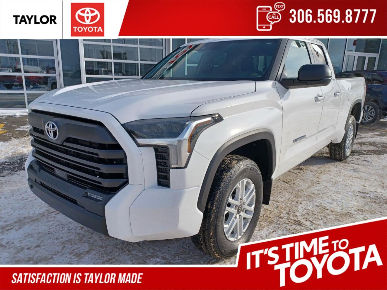 New 2025 Toyota Tundra SR Double Cab with 6.5 Foot Box for sale in Regina, SK