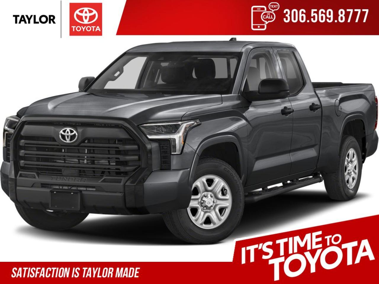 New 2025 Toyota Tundra SR Double Cab with 6.5 Foot Box for sale in Regina, SK