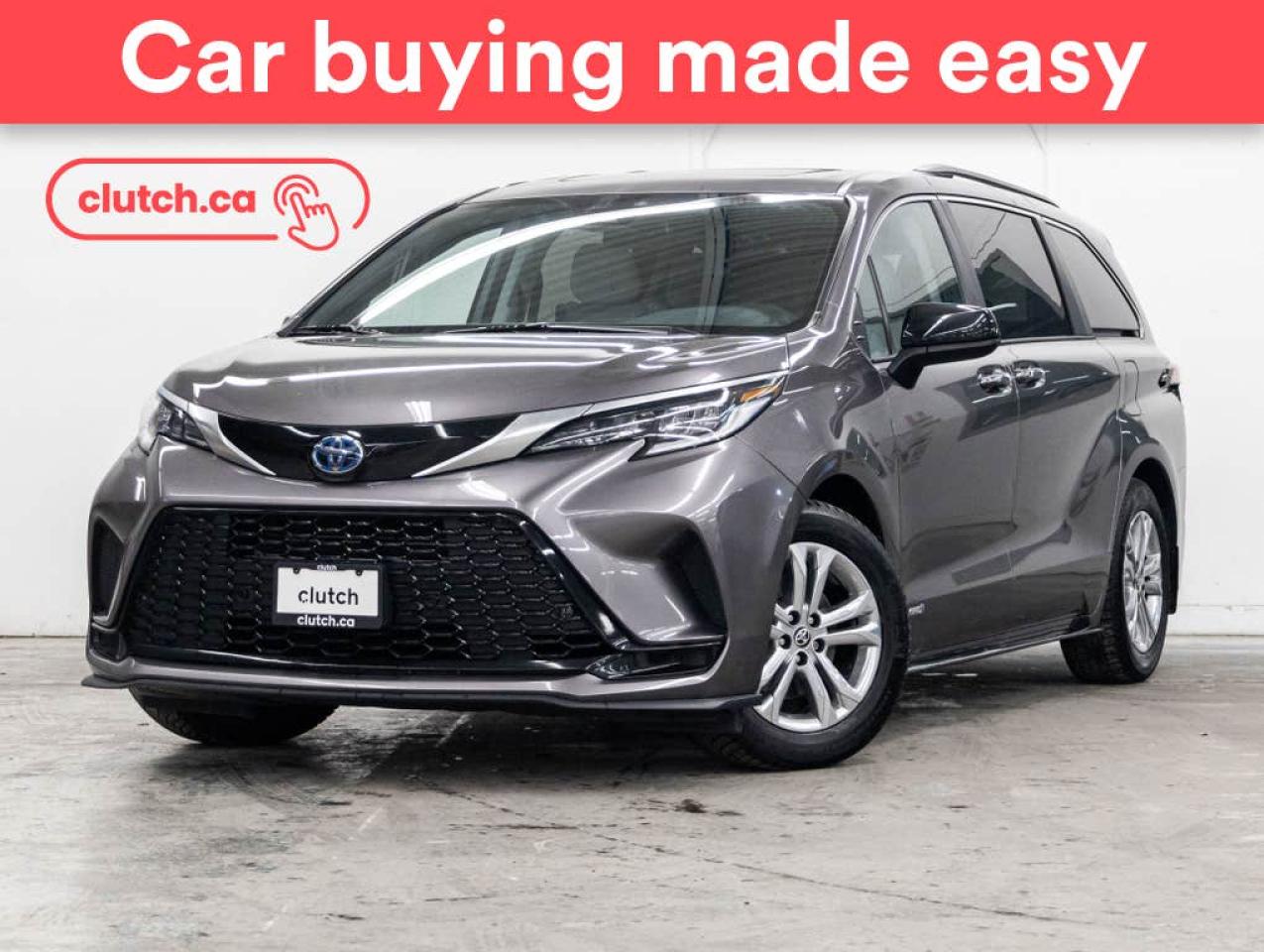 Used 2021 Toyota Sienna XSE Hybrid AWD w/ Apple CarPlay & Android Auto, Multi Zone A/C, Rearview Cam for sale in Toronto, ON