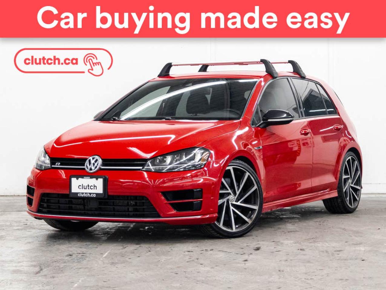 Used 2016 Volkswagen Golf R Base AWD w/ Apple CarPlay & Android Auto, Heated Front Seats, Rearview Camera for sale in Toronto, ON