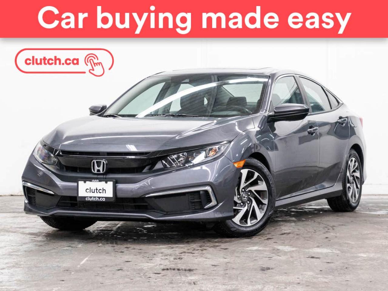 Used 2020 Honda Civic EX w/ Apple CarPlay & Android Auto, Heated Front Seats, Rearview Camera for sale in Toronto, ON