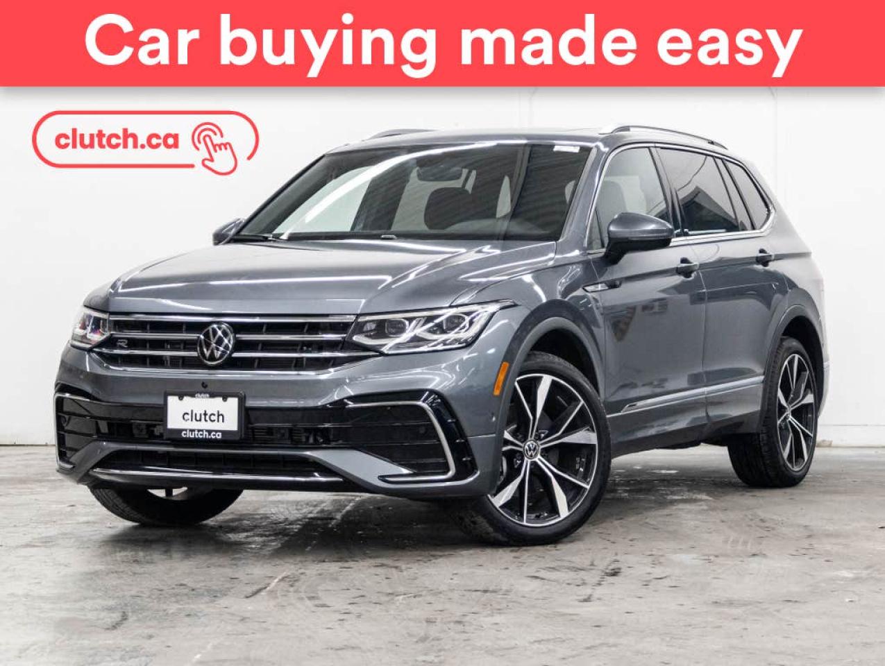 Used 2024 Volkswagen Tiguan Highline R-Line AWD w/ Apple CarPlay & Android Auto, Panoramic Sunroof, Nav for sale in Toronto, ON