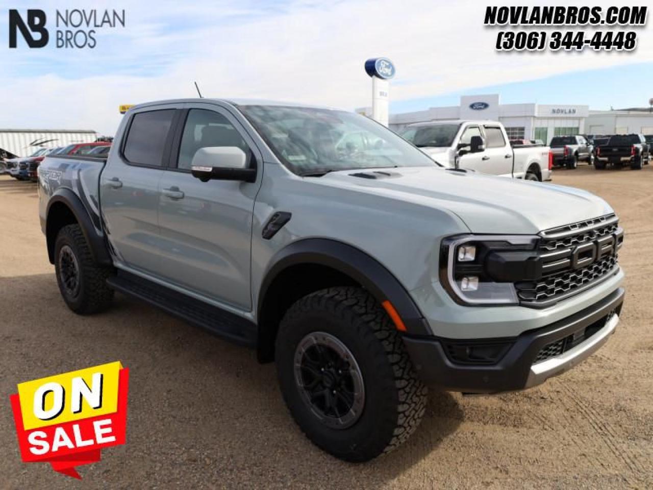 New 2024 Ford Ranger Raptor  - Leather Seats -  Heated Seat for sale in Paradise Hill, SK