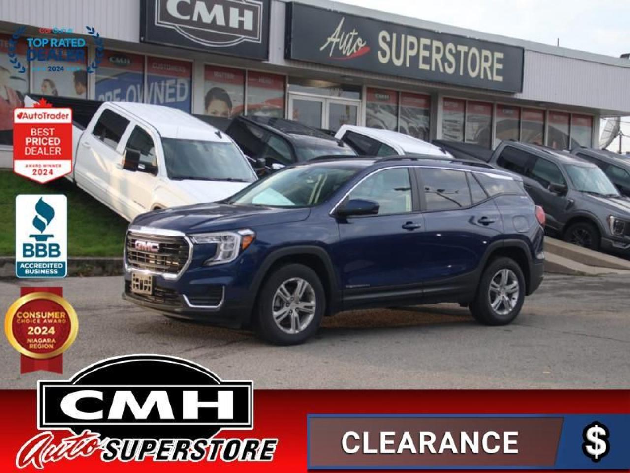 Used 2022 GMC Terrain SLE  CAM APPLE-CP HTD-SEATS REM-START for sale in St. Catharines, ON