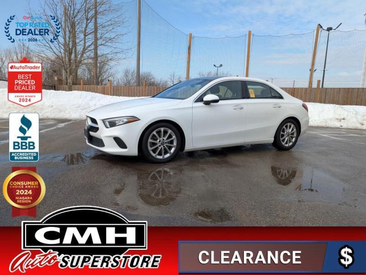 Used 2022 Mercedes-Benz A Class A  220 4MATIC Sedan  **PANO ROOF** for sale in St. Catharines, ON