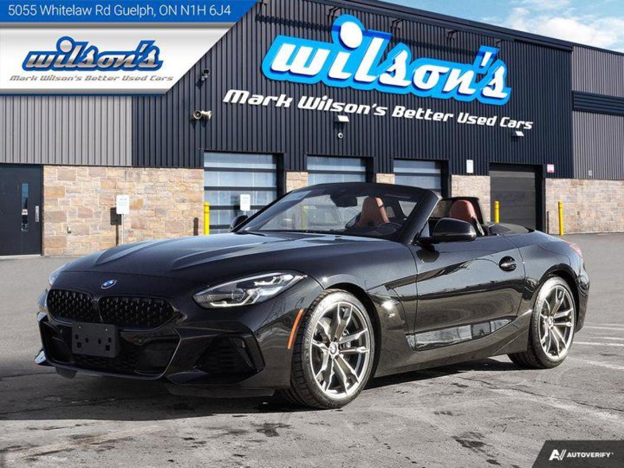 Used 2020 BMW Z4 M40i  Roadster,HUD, Leather, Nav, Heated Steering + Seats, 19