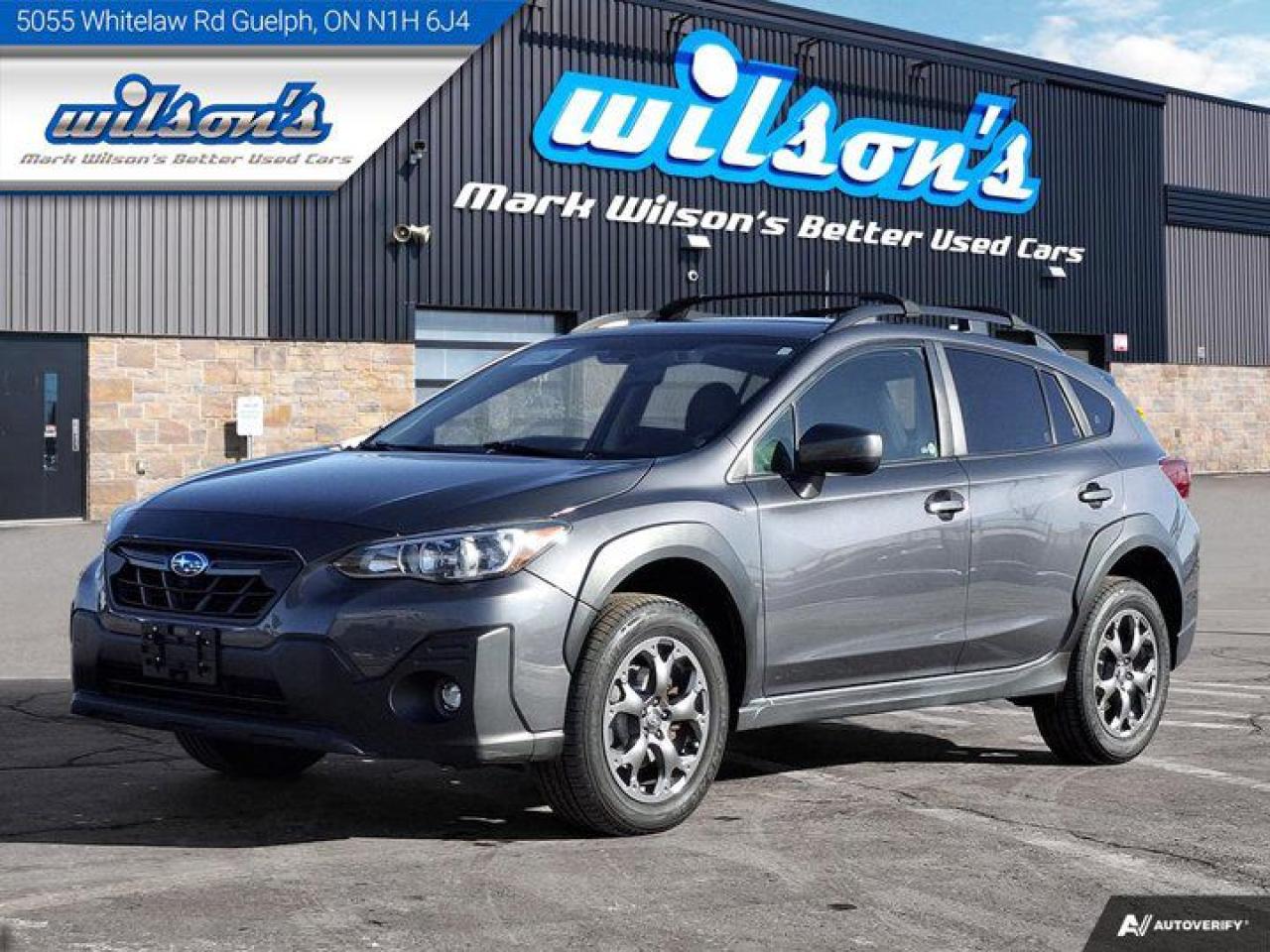 Used 2021 Subaru XV Crosstrek Outdoor  AWD, Leatherette, Adaptive Cruise, Heated Steering + Seats, CarPlay + Android, Rear Camera for sale in Guelph, ON