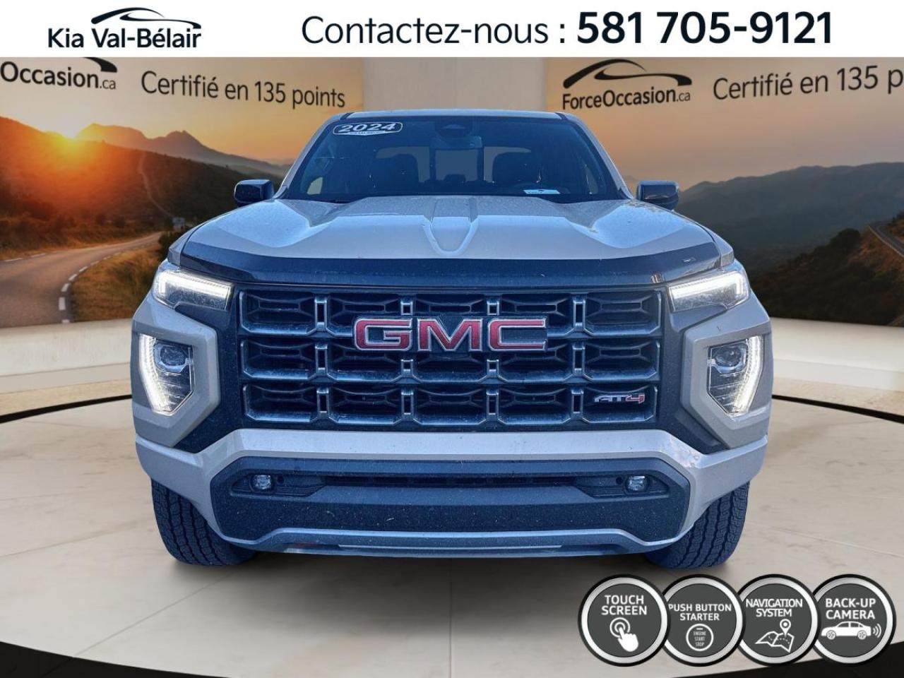 Used 2024 GMC Canyon AT4 4RM *CAMÉRA *BANCS CHAUFFANTS *BI-ZONE for sale in Québec, QC