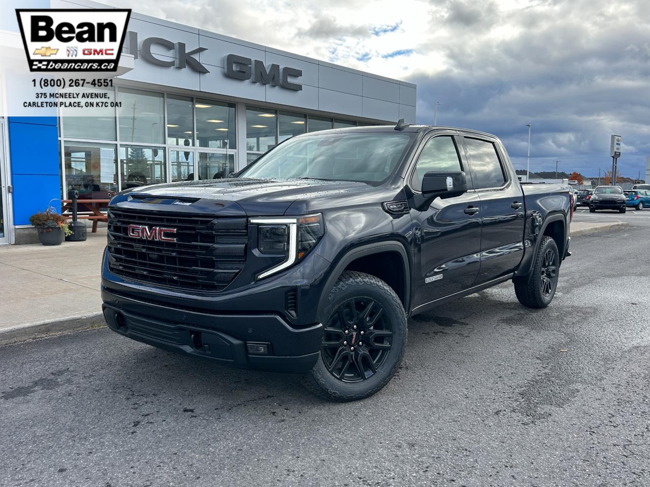 New 2025 GMC Sierra 1500 Elevation 5.3L V8 WITH REMOTE START/ENTRY, HEATED SEATS, HEATED STEERING WHEEL, BOSE SOUND SYSTEM, HITCH GUIDANCE, HD SURROUND VISION for sale in Carleton Place, ON