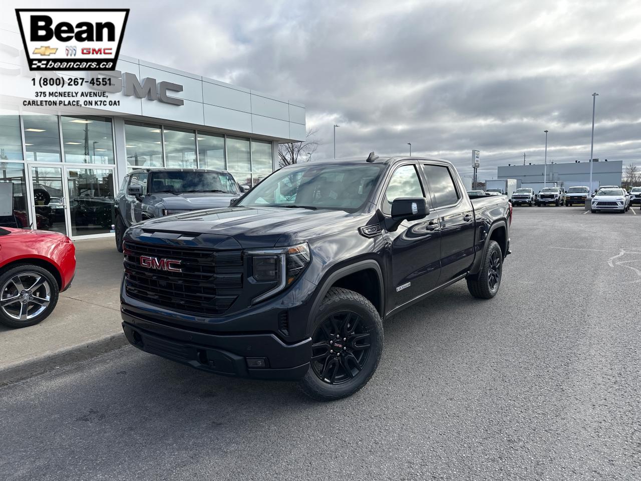 New 2025 GMC Sierra 1500 Elevation 5.3L V8 WITH REMOTE START/ENTRY, HEATED SEATS, HEATED STEERING WHEEL, BOSE SOUND SYSTEM, HITCH GUIDANCE, HD SURROUND VISION for sale in Carleton Place, ON