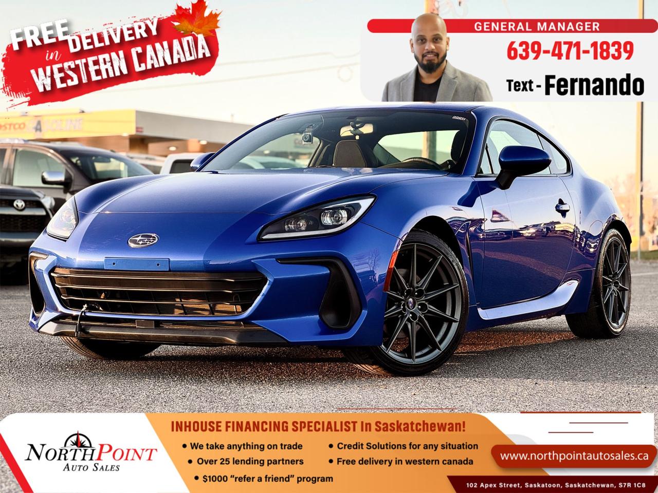 Used 2023 Subaru BRZ Limited for sale in Saskatoon, SK