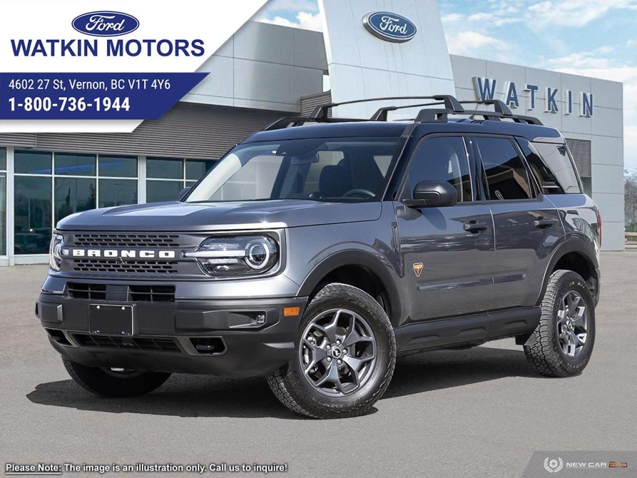 New 2024 Ford Bronco Sport BADLANDS for sale in Vernon, BC