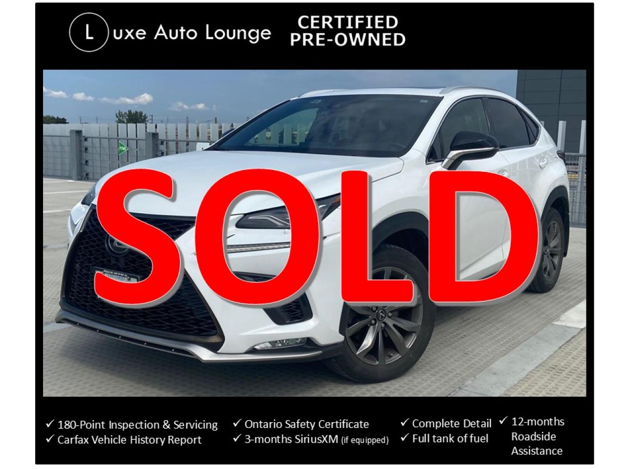 Used 2020 Lexus NX F-SPORT 2, SUNROOF, NAV, HEATED/COOLED SEATS! for sale in Orleans, ON