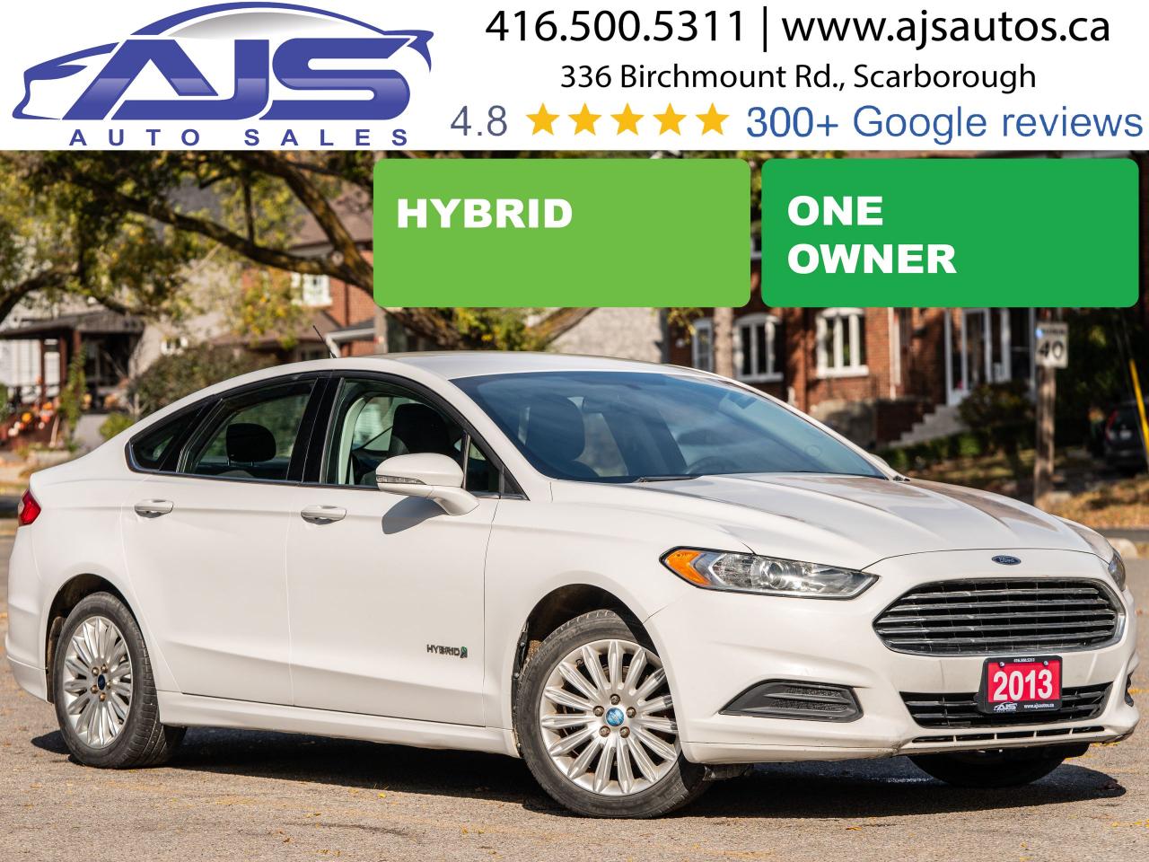 HYBRID - SAVE GAS! 5.7/5.3L/100KMs, Fleet maintained     well serviced, 2.0L HYBRID I4 188HP, AC, BRAND NEW SNOWS, All windows 1-touch, Alloy rims, BT, Auto start/stop, Cloth interior, Cruise control, Heated seats and mirrors, Hill control, Keyless-entry, Leather steering wheel, Multi-function display, Power locks, Regenerative braking system, Ford SYNC system, Traction control, CarFax available, Variable intermittent wipers and much much more      <br><br>Lots of other SEDANS (in different colors     BLACK, GREY, BLUE, WHITE) in our INVENTORY TO CHOOSE FROM!  Please call and ask us for further details or the full list of cars. CALL US, we may have others IN STOCK that are NOT ADVERTISED.<br><br>Buy with confidence from an OMVIC & UCDA registered dealer. Since 2018 AJS Auto Sales has been serving the local communities of the Greater Toronto Area and national customers across Canada! <br>To understand how much we value your customer experience, please check out our excellent Google reviews at: <br><a href=https://www.google.com/maps/place/AJS>https://www.google.com/maps/place/AJS</a> Auto Sales/@43.6993233,-79.2654427,17z/data=!4m8!3m7!1s0x89d4cef37bcd2529:0x8492fd0d88ffef96!8m2!3d43.6993233!4d-79.2654427!9m1!1b1!16s/g/11hd5bcgg9?entry=ttu<br><br>All-in pricing (plus HST and licensing). All cars sold CERTIFIED for the posted price (unless otherwise noted). All of our CERTIFIED vehicles come with: a thorough certification inspection, a free CarFax and a 90-day free Sirrus/XM subscription/trial (if vehicle is equipped).<br><br>Financing & third-party warranty available, all credit types are acceptable (bankruptcy, divorce, new Canadian, self-employed, student)     we can get a deal done for you! Apply through our secure online credit application process at: <a href=http://www.ajsautos.ca/financing/>http://www.ajsautos.ca/financing/</a><br><br>We specialize in all types and brands of vehicles! Whether you need a small sedan or hatchback, small to large SUVs, or even ex-police vehicles, we have something for you! And if there is nothing in our stock that appeals to you, let us know - we can find what you   re looking for! Check out our brokerage service at: <a href=https://www.ajsautos.ca/brokerage-services/>https://www.ajsautos.ca/brokerage-services/</a><br><br>We consider all trades, even if you have to tow it in! <br><br>A basic detail is included when the vehicle is sold. At your request, for a charge for $249 (plus HST), we perform a sanitized, luxurious detailing of the interior of your new purchase.<br><br>A family-run dealership that specializes in quality pre-owned vehicles! <br><br>AJS Auto Sales, 416.500.5311, www.ajsautos.ca.<br><br>Note: AJS Auto Sales reserves the right to refuse a cash payment.<br><br>Note: Stock photos may have been used for this ad     representing year, make, model, options and color. Some ex-police cars may not have radios.<br>