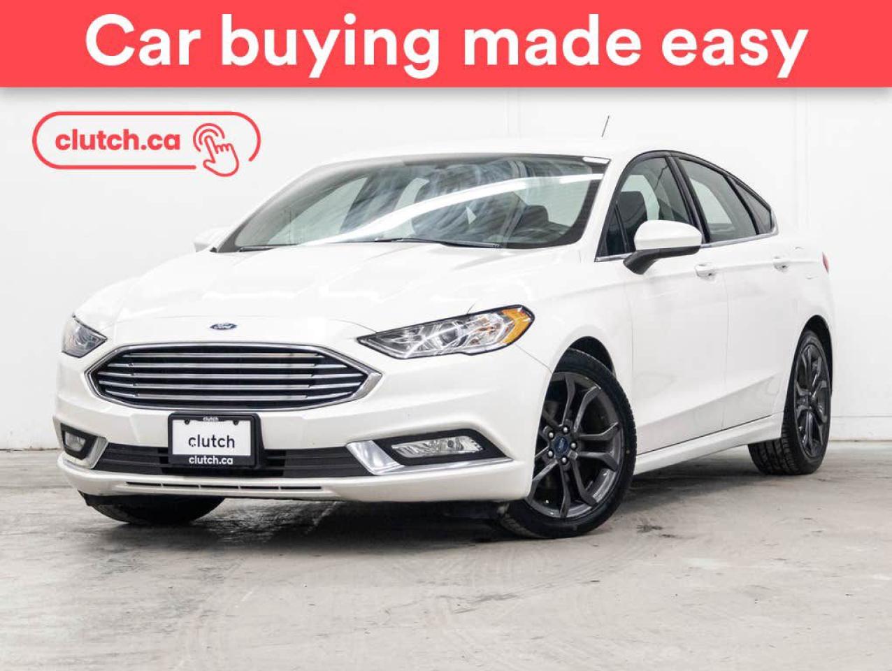 Used 2018 Ford Fusion SE w/ SYNC, Heated Front Seats, Rearview Camera for sale in Toronto, ON