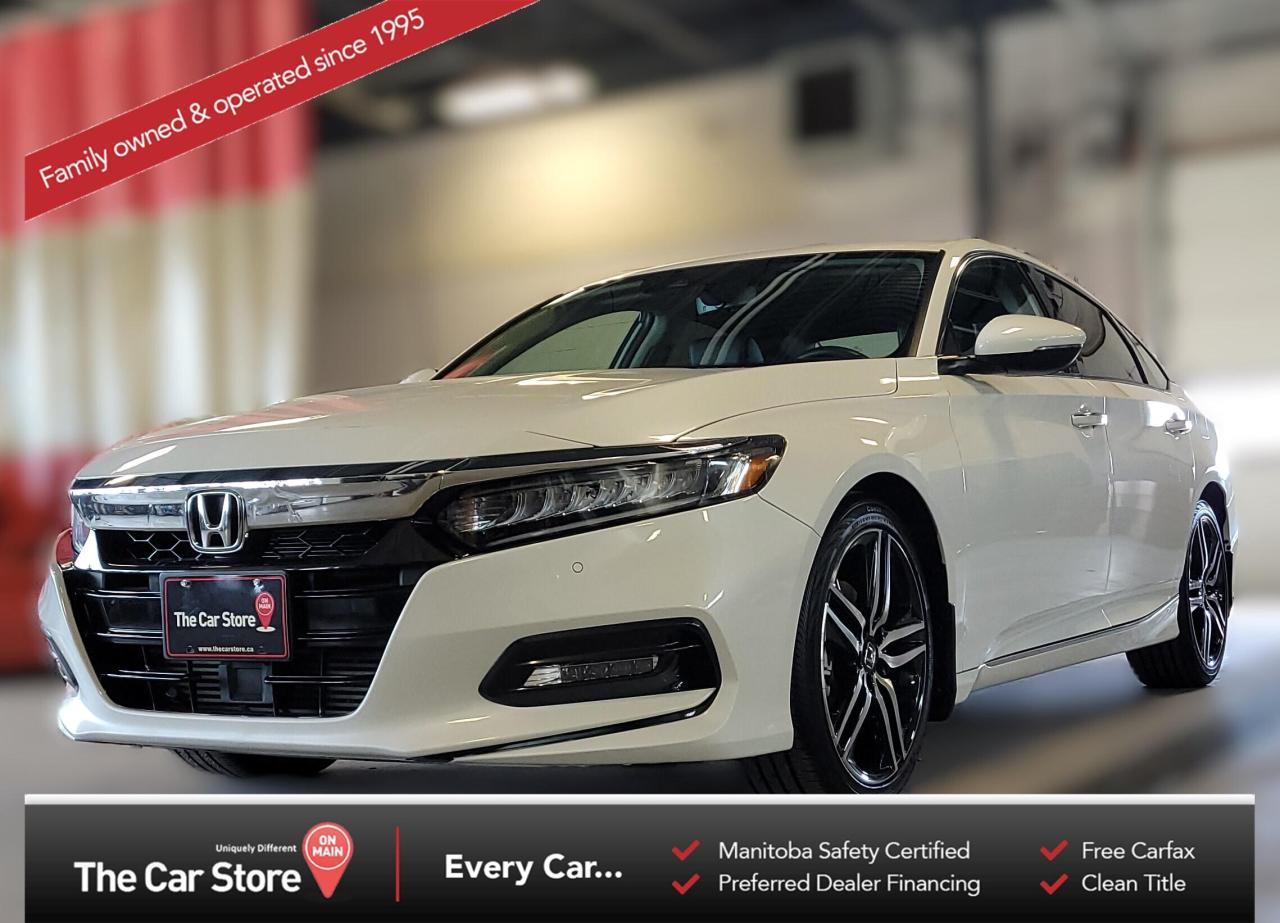 Used 2018 Honda Accord Sedan Touring| Remote Start/Leather/Carplay/Clean Title for sale in Winnipeg, MB