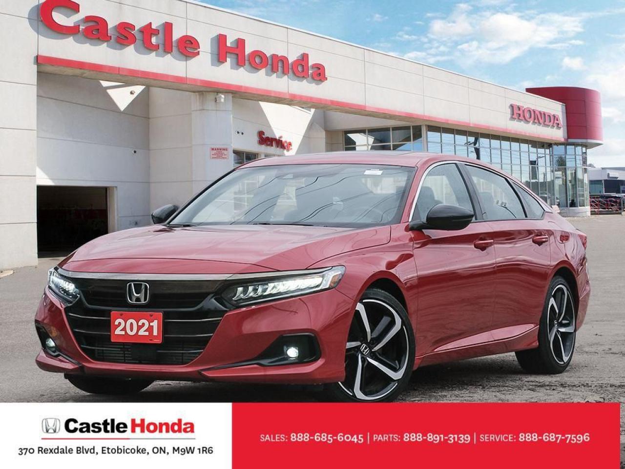 Used 2021 Honda Accord Sedan Sport 2.0 | Honda Sensing | Remote Starter | for sale in Rexdale, ON