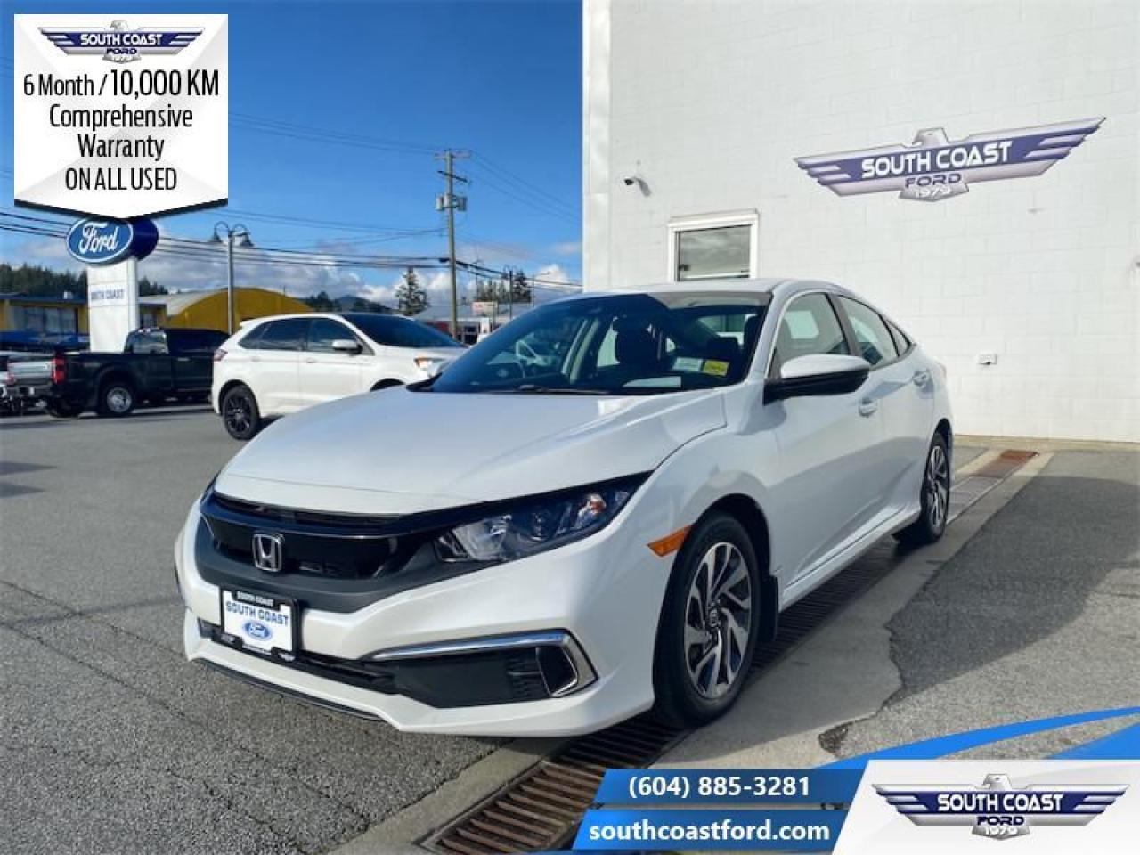 Used 2020 Honda Civic Sedan EX  - Sunroof -  Remote Start for sale in Sechelt, BC