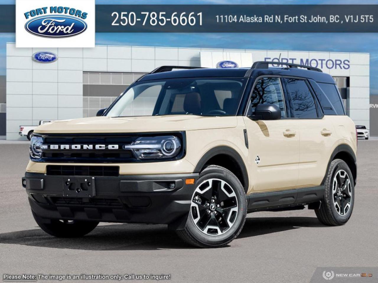 New 2024 Ford Bronco Sport Outer Banks  - Premium Audio for sale in Fort St John, BC