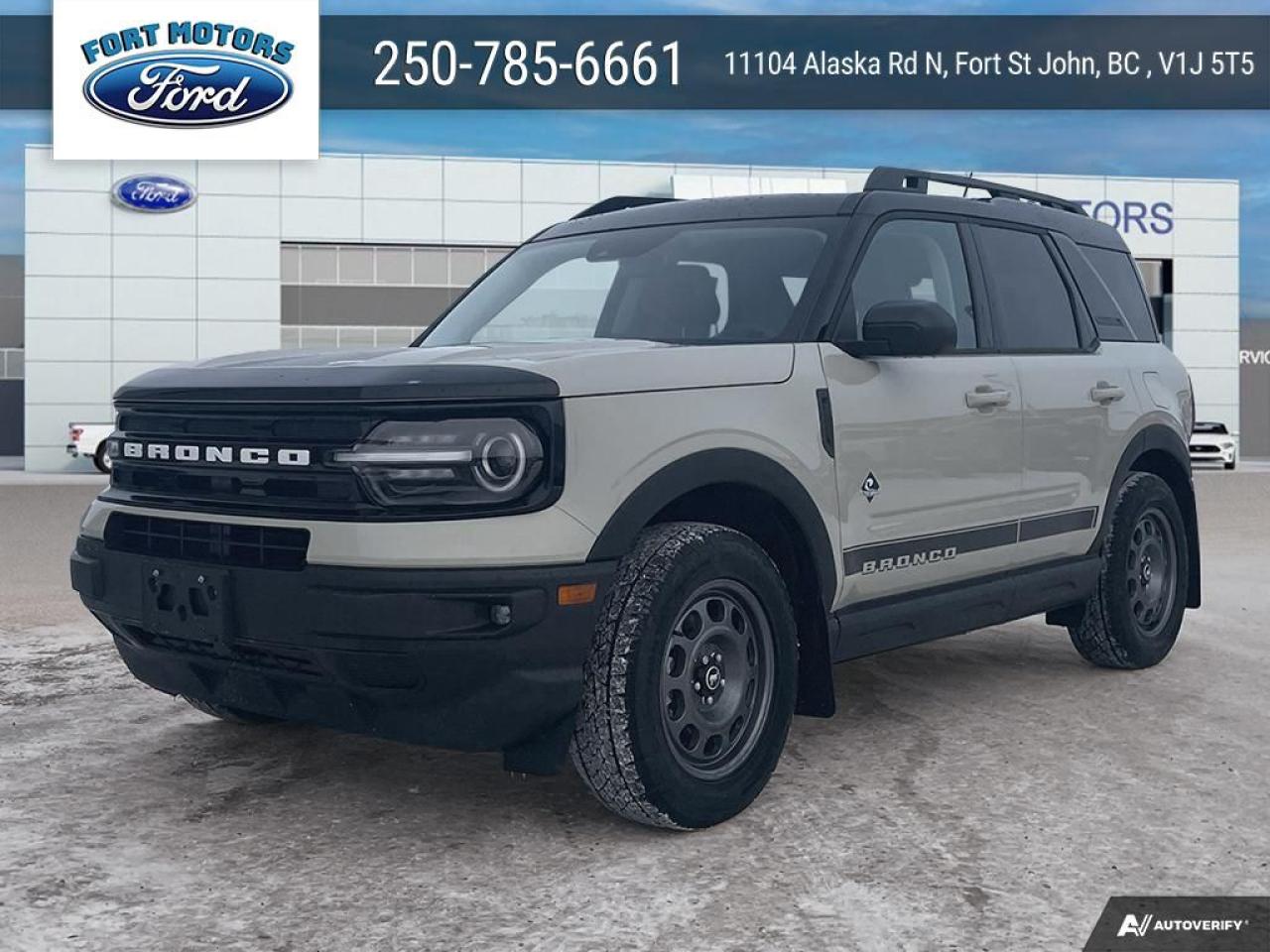 <p>Get ready to conquer any terrain in style with this brand new 2024 Ford Bronco Sport Outer Banks® from Fort Motors. This rugged yet refined SUV boasts a striking Desert Sand exterior thats sure to turn heads, while the Ebony Brown interior offers a sophisticated and comfortable space for you and your passengers.</p>
<p>Under the hood, the powerful 1.5L EcoBoost engine paired with an 8-speed automatic transmission delivers a thrilling driving experience, whether youre navigating city streets or tackling off-road adventures.  The Bronco Sport Outer Banks® is equipped with a comprehensive suite of features designed to enhance your comfort, convenience, and safety.</p>
<p>Here are five features that truly make this Bronco Sport stand out:</p>
<ul>
<li><strong>Black Diamond Off-Road Package:</strong>  Embrace the adventurous spirit with this package, featuring rugged off-road tires, skid plates, and a unique graphic package.</li>
<li><strong>Tech Package:</strong> Stay connected and entertained with features like HD Radio, a universal garage door opener, and a wireless charging pad.</li>
<li><strong>B&O Sound System with 10 Speakers:</strong> Immerse yourself in rich, high-fidelity audio with this premium sound system.</li>
<li><strong>Class II Trailer Tow Package:</strong>  Tow your gear with confidence thanks to this robust towing package.</li>
<li><strong>CV Lot Management:</strong>  Enjoy peace of mind knowing your vehicle is protected with this comprehensive coverage.</li>
</ul>
<p>Visit Fort Motors today to experience the thrill of driving this new Ford Bronco Sport Outer Banks® firsthand.</p>
<p><em>Powered by AutoIntelligence™ AI</em></p>
