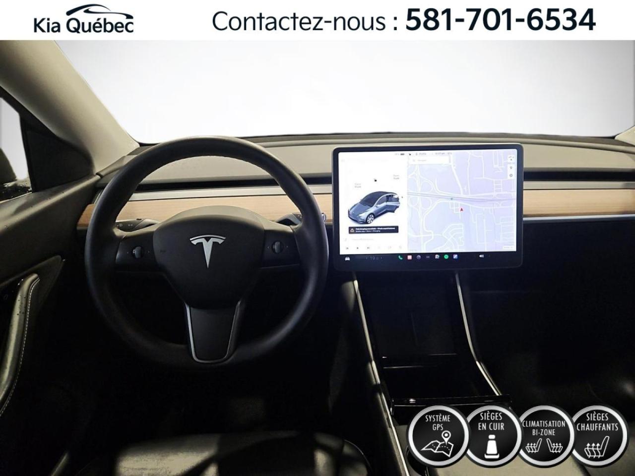 Used 2021 Tesla Model Y LONG RANGE * AWD* GPS* CUIR* BIZONE* CAMERA 360* for sale in Québec, QC