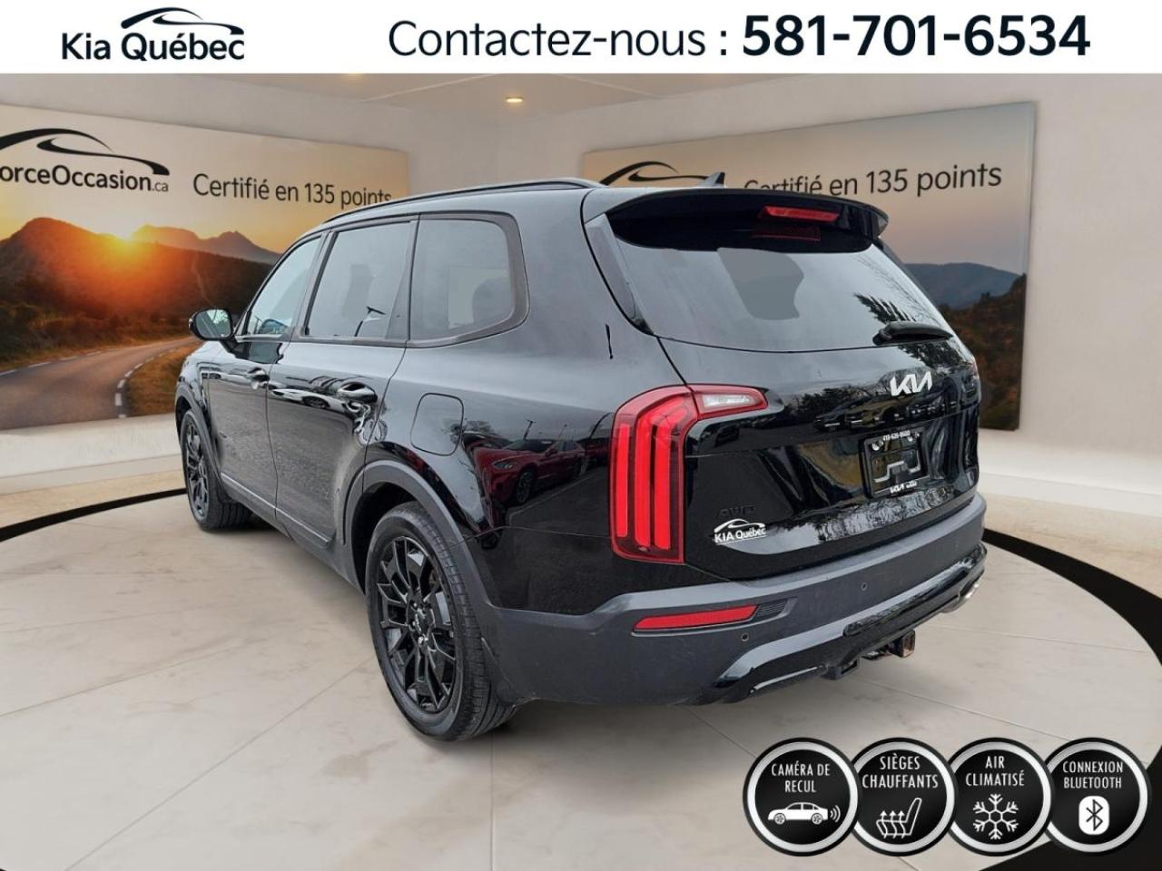 Used 2022 Kia Telluride EDITION NOCTURNE * AWD* 7 PLACES* GPS* CAMERA 360* for sale in Québec, QC