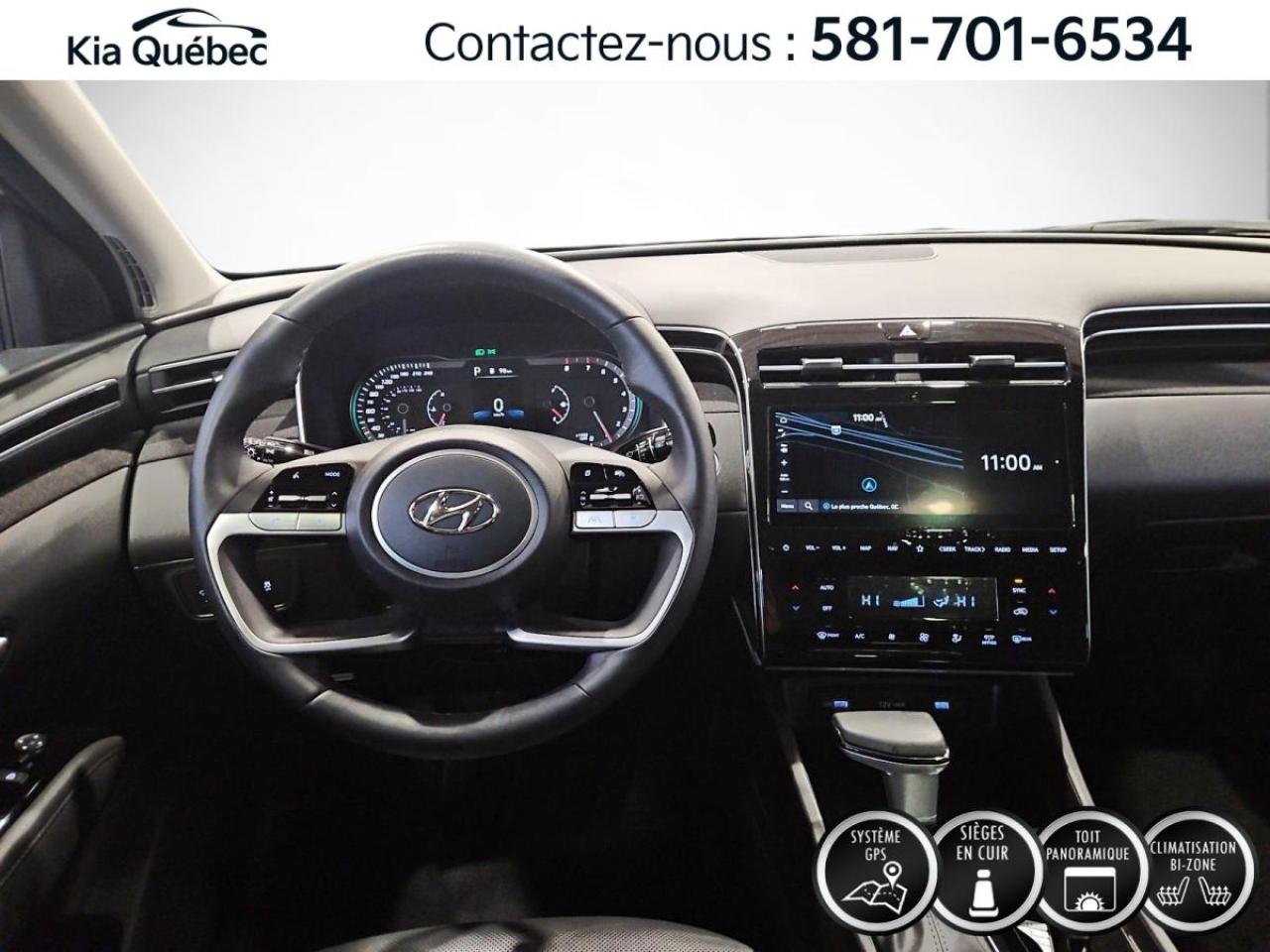 Used 2023 Hyundai Tucson URBAN EDITION * AWD* GPS* CUIR* TOIT PANO* BIZONE* for sale in Québec, QC