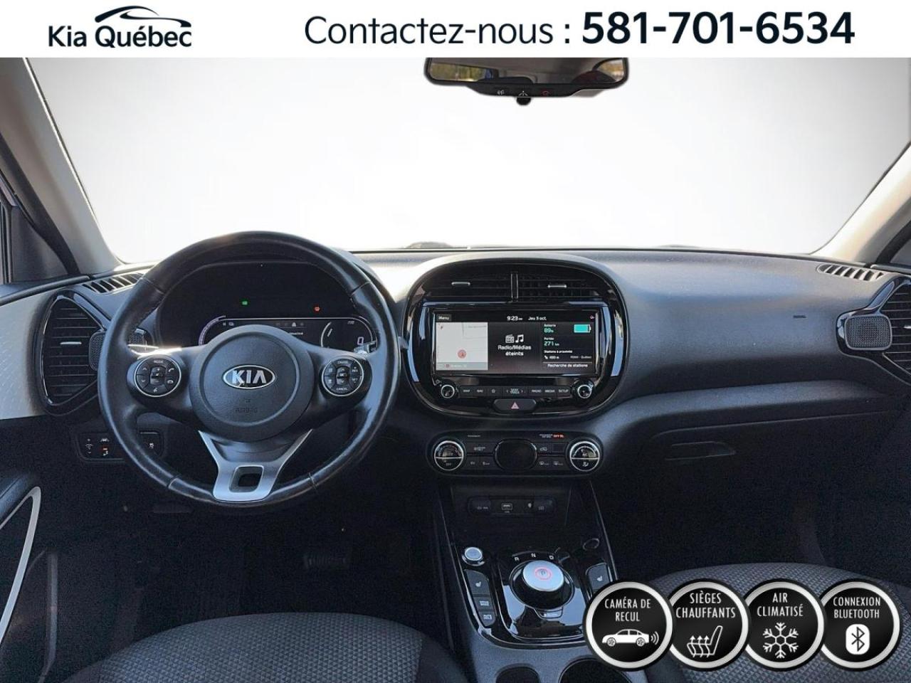 Used 2021 Kia Soul EV PREMIUM * GPS* SIEGE ELECTRIQUE* BOUTON POUSSOIR* for sale in Québec, QC