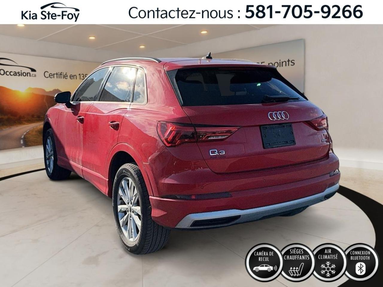 Used 2020 Audi Q3 KOMFORT 45 *AWD *CUIR *TOIT PANO *CAMERA *BI-ZONE for sale in Ste-Foy, QC