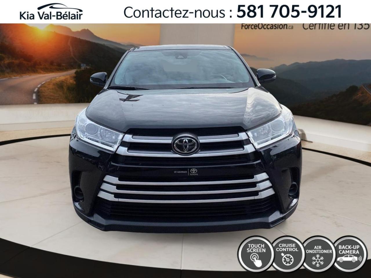 Used 2019 Toyota Highlander LE *AWD *7 PASS. *CRUISE *CAMERA *BLUETOOTH for sale in Québec, QC