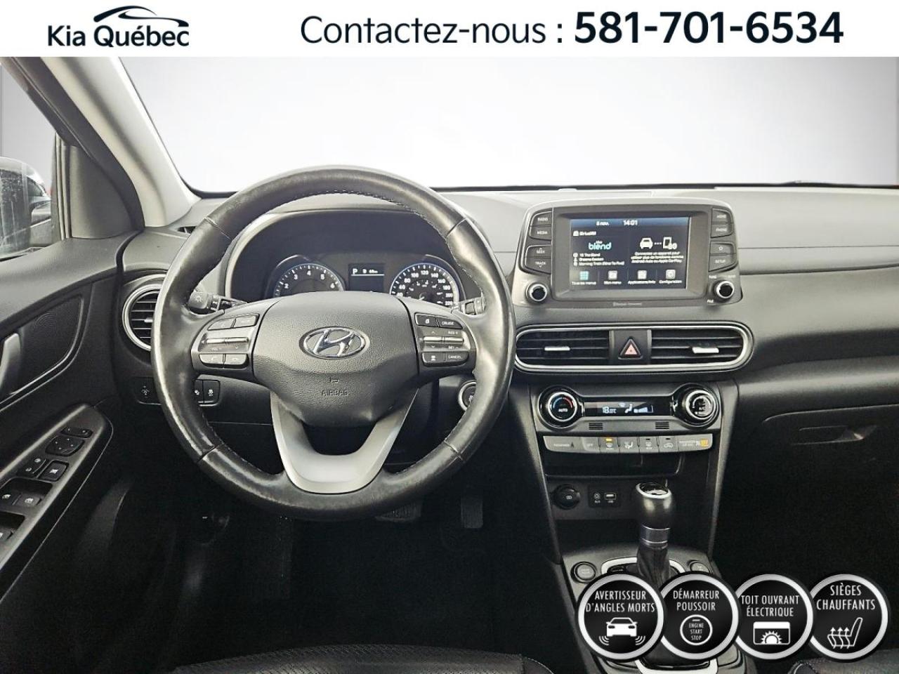 Used 2021 Hyundai KONA LUXURY AWD *CUIR *CARPLAY  *TOIT *CAMÉRA *CRUISE for sale in Québec, QC