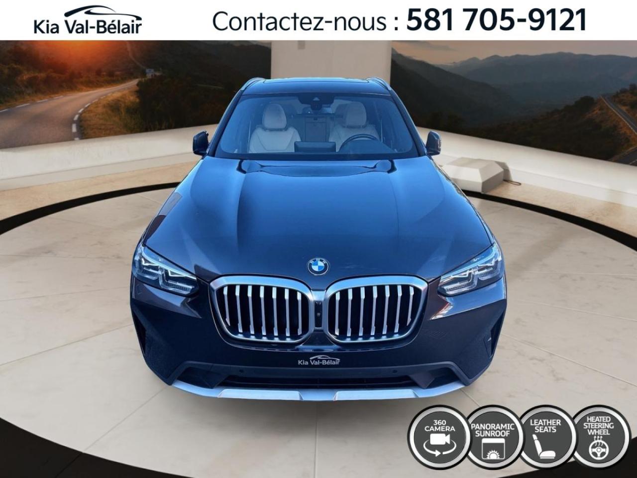 Used 2022 BMW X3 XDRIVE30I *GPS *CUIR BEIGE *CAMERA *SIEGE MÉMOIRE for sale in Québec, QC