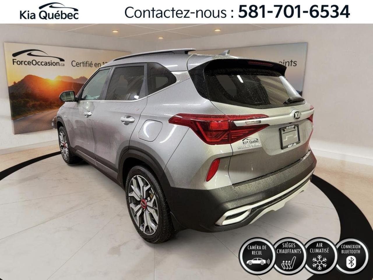 Used 2021 Kia Seltos SX TURBO AWD *CUIR *GPS *TOIT *BOSE *CAMERA*CRUISE for sale in Québec, QC