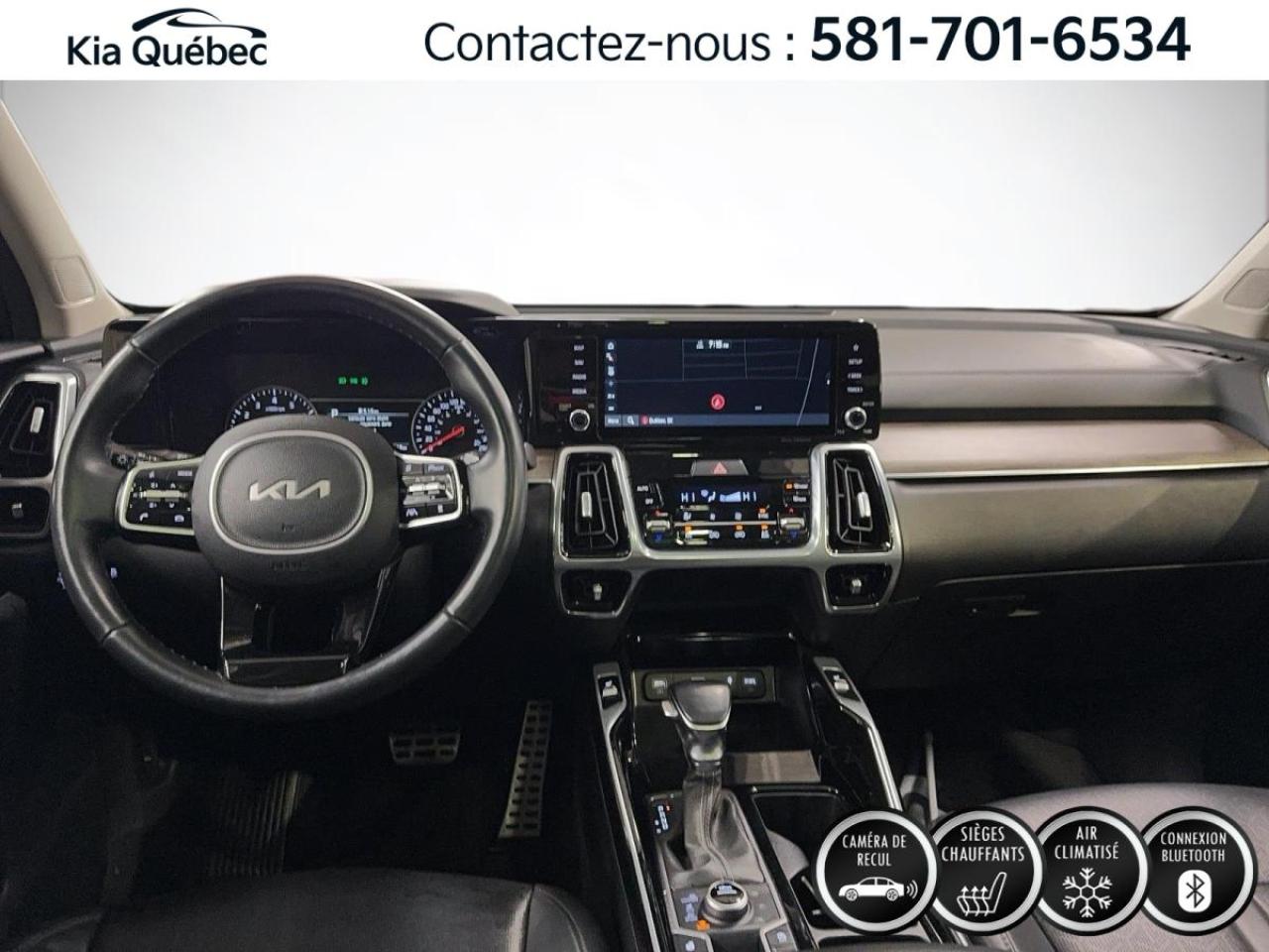 Used 2022 Kia Sorento EX+ * TURBO* AWD* GPS* TOIT PANO* BIZONE* CUIR* for sale in Québec, QC