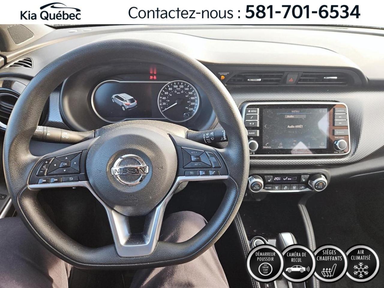 Used 2019 Nissan Kicks SV * SIEGES CHAUFFANTS* BOUTON POUSSOIR* A/C* for sale in Québec, QC