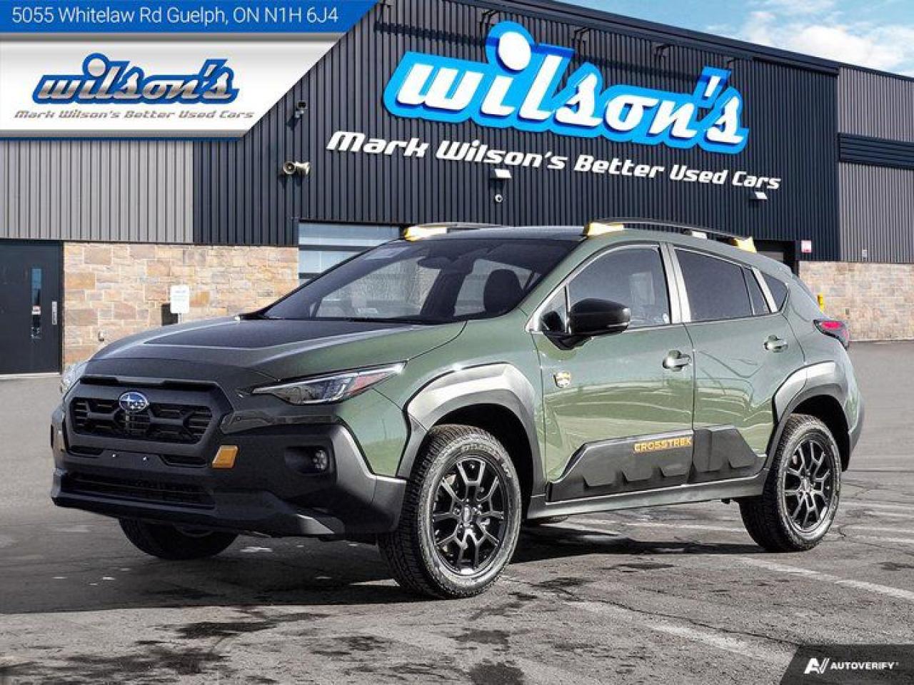 Used 2024 Subaru XV Crosstrek Wilderness AWD, Leather, Sunroof, Harman Kardon Audio, CarPlay + Android, Heated Seats, Rear Camera for sale in Guelph, ON