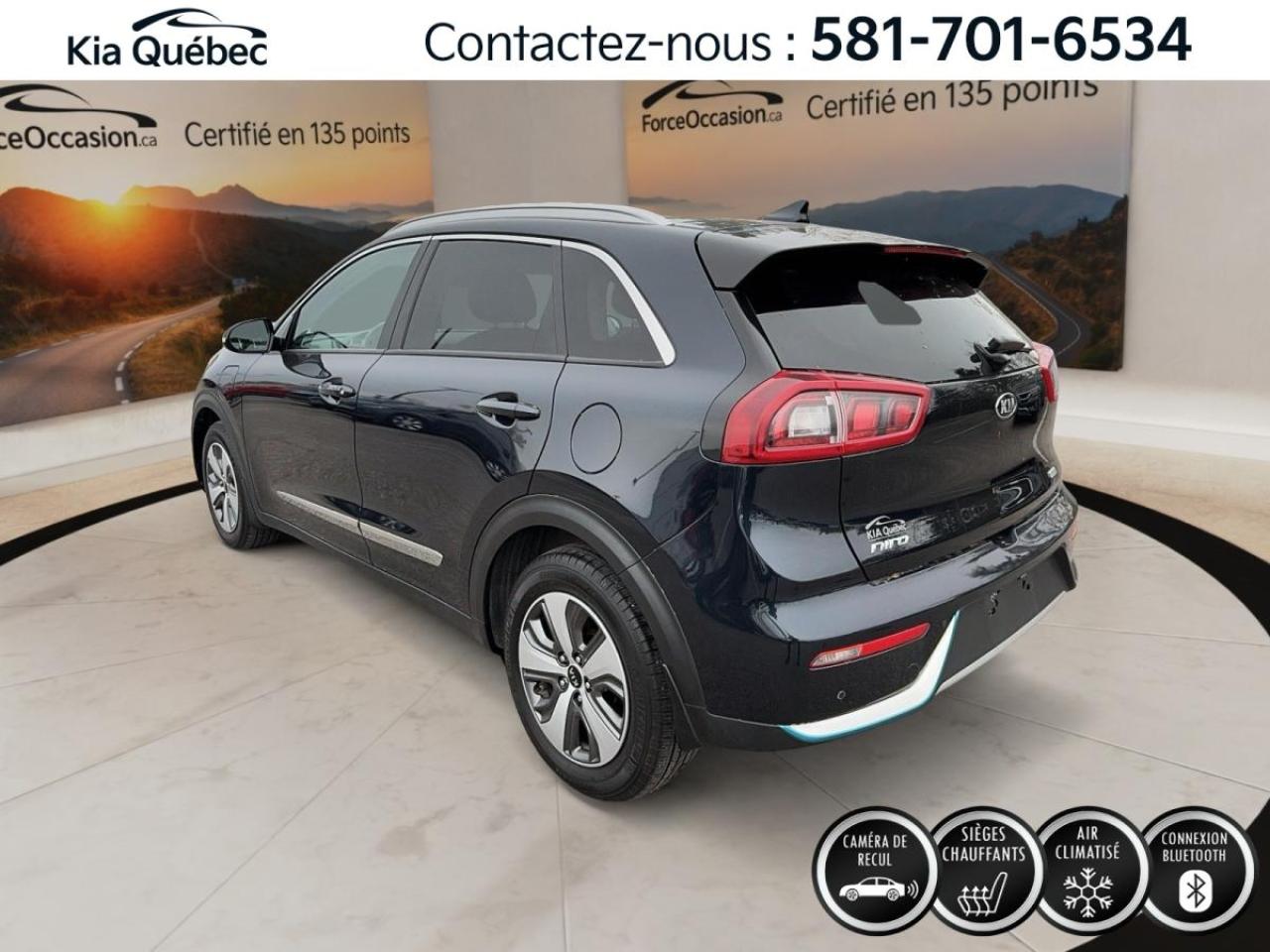 Used 2019 Kia NIRO EX PREMIUM PHEV *AUTONOMIE 42 KM *CUIR *TOIT for sale in Québec, QC