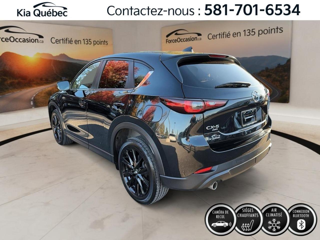 Used 2023 Mazda CX-5 KURO EDITION AWD *CUIR ROUGE *TOIT *CARPLAY*CAMÉRA for sale in Québec, QC