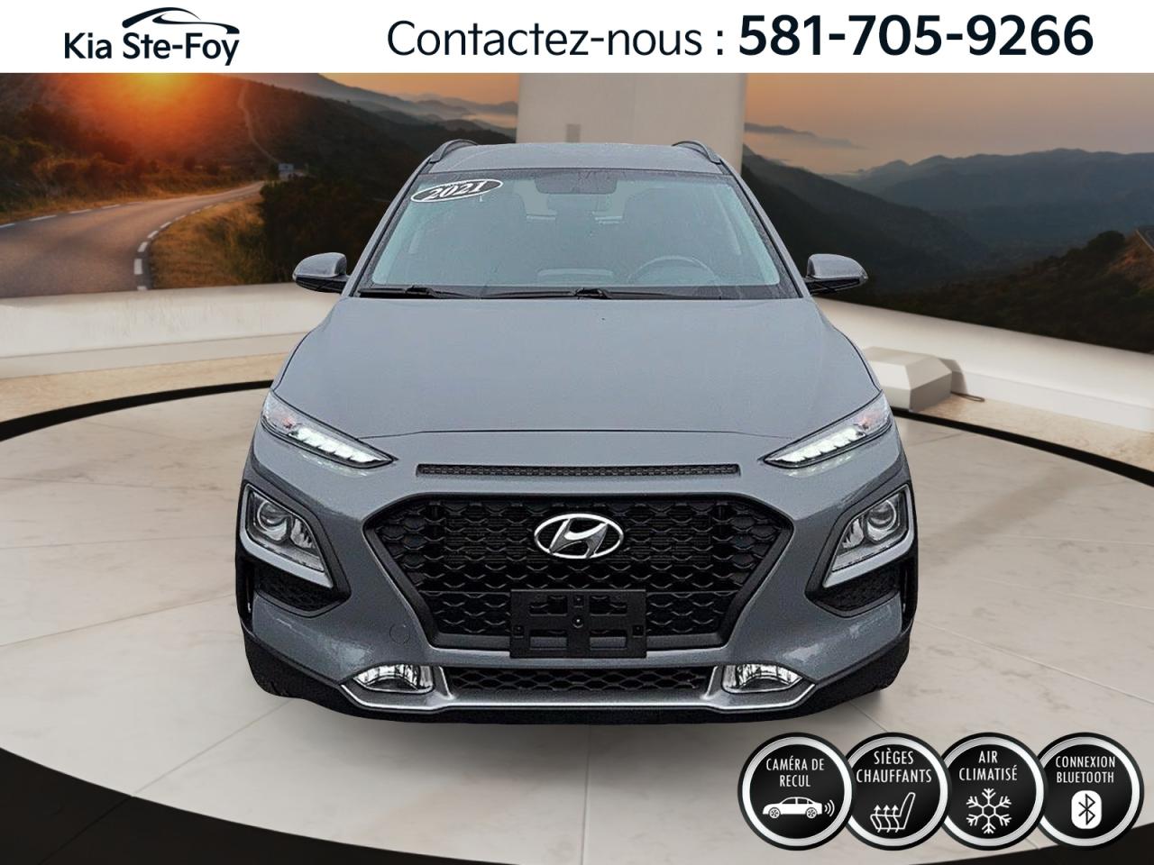 Used 2021 Hyundai KONA PREFERRED* AWD* VOLANT CHAUFFANT* CARPLAY* CRUISE* for sale in Ste-Foy, QC