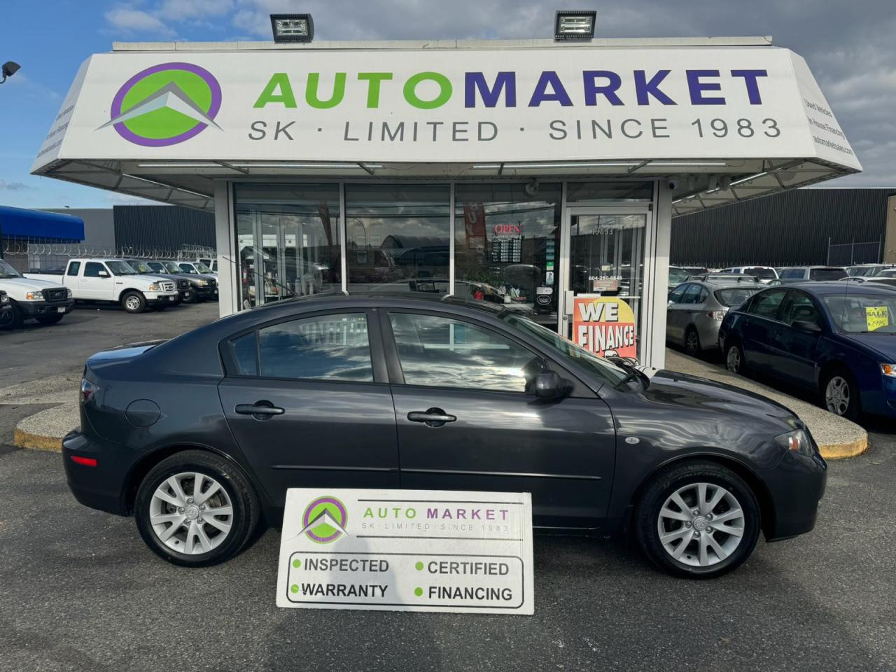 Used 2007 Mazda MAZDA3 IMMACULATE SPORT SEDAN SUROOF! NEW TIRES! INSPECTED W/BCAA MBRSHP & WRNTY! for sale in Langley, BC