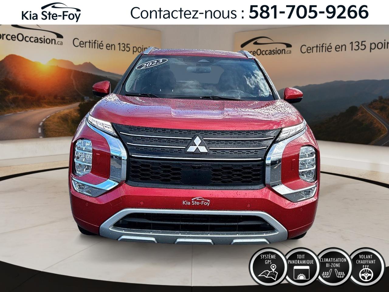 Used 2023 Mitsubishi Outlander Phev PHEV GT *AWC *CUIR *TOIT *GPS *CAMERA 360 *BI-ZONE for sale in Ste-Foy, QC