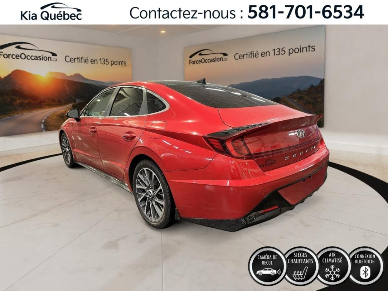 Used 2021 Hyundai Sonata 1.6T LUXURY *TURBO *CUIR *TOIT *CARPLAY *CAMÉRA for sale in Québec, QC