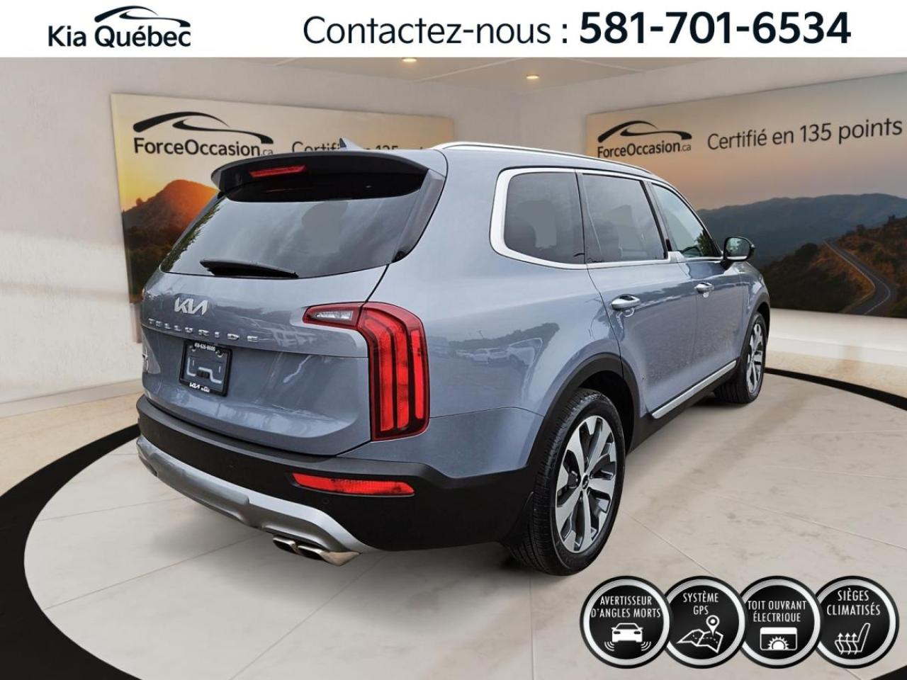 Used 2022 Kia Telluride SX AWD *8 PASS *GPS *TOIT *CUIR *CARPLAY *BIZONE for sale in Québec, QC