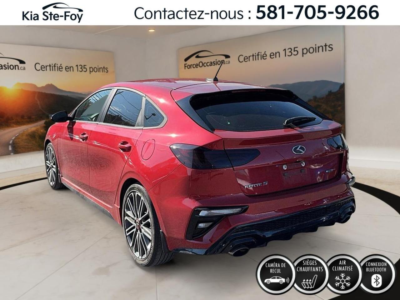 Used 2021 Kia Forte5 GT *TOIT *CUIR *CARPLAY *VOLANT CHAUFFANT *BI-ZONE for sale in Ste-Foy, QC